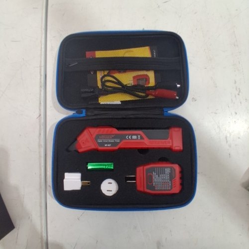 NOYAFA CIRCUIT BREAKER FINDER TOOL WITH GFCI OUTLET TESTER, AC CIRCUIT BREAKER FINDER, QUICKLY IDENTIFY NCV CIRCUIT TESTER - RED (MODEL: NF-827) image 4