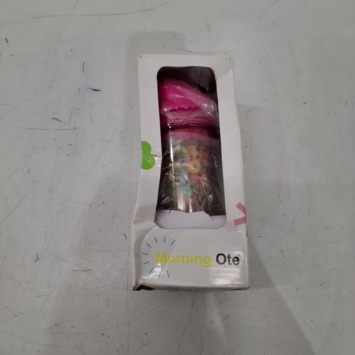MORNING OTE PORTABLE CEREAL CUP - 1.6 CUPS/9OZ - CLEAR/PINK image 3