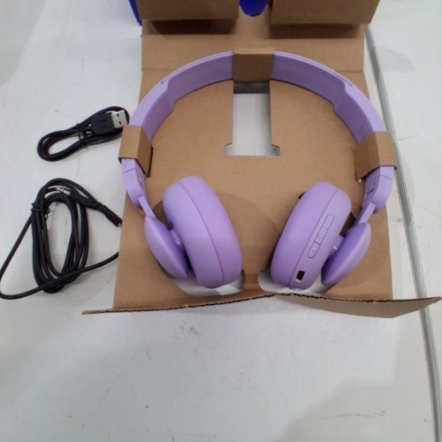 ONN WIRELESS BLUETOOTH ON-EAR HEADPHONES - UP 24 HOURS PLAYTIME - PURPLE (MODEL: 100002890) image 3
