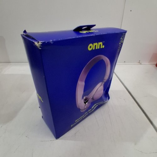 ONN WIRELESS BLUETOOTH ON-EAR HEADPHONES - UP 24 HOURS PLAYTIME - PURPLE (MODEL: 100002890) image 4