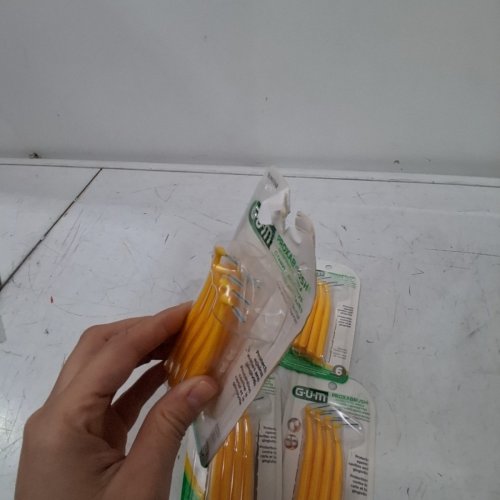 5 (6PK) GUM PROXABRUSH ANGLED CLEANING BRUSHES - YELLOW image 3