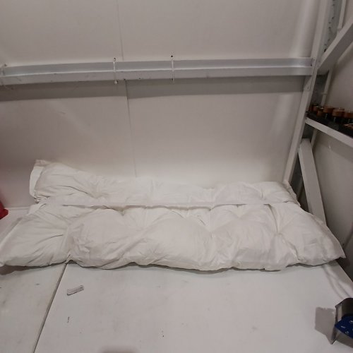 SOFT LIGHTWEIGHT BED REST READING PILLOW FOR HEADBOARD - 44" X 16" - WHITE image 2