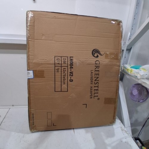GREENSTELL LAUNDRY HAMPER WITH 2 REMOVABLE LINER BAGS - 90L - GREY (MODEL:LH004-V2-D) image 3