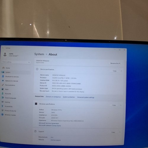 DELL INSPIRON 3030 DESKTOP COMPUTER - INTEL CORE I7-14700 PROCESSOR, 16GB DDR5 RAM, 1TB SSD, WINDOWS 11 PRO - MIST BLUE (MODEL: D32M) image 4