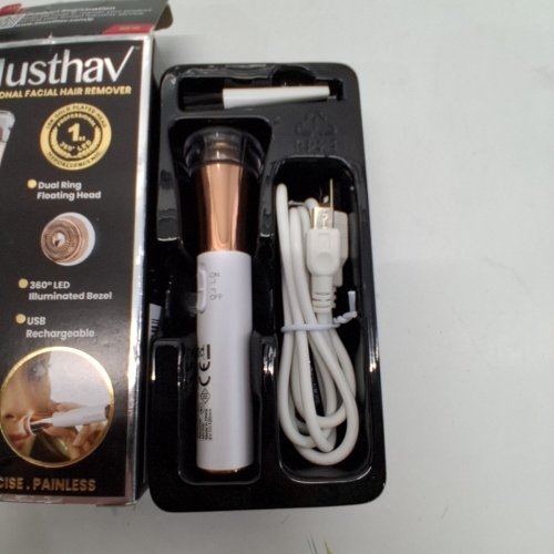 IMUSTHAV 2-IN-1 EYEBROW AND FACIAL HAIR REMOVER - WHITE image 3