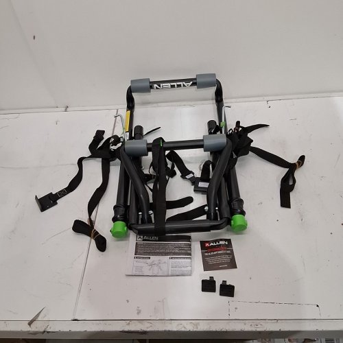ALLEN SPORTS DELUXE TRUNK/SUV MOUNTED 2-BIKE CARRIER/RACK - BLACK/GREEN (MODEL: ZN102) image 2