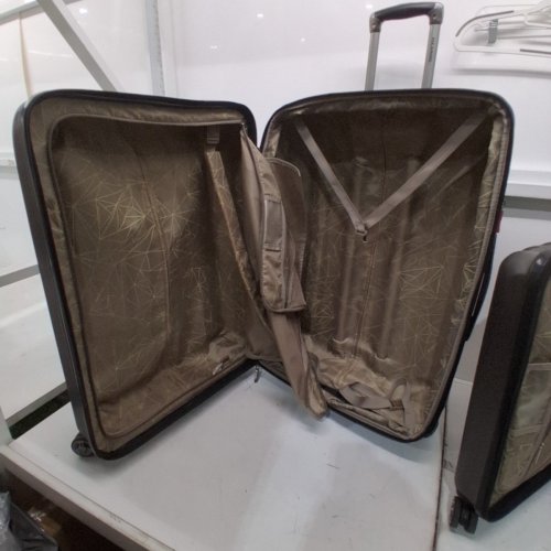 2PC RICARDO BEVERLY HILLS YOSEMITE HARDSIDE SPINNER LUGGAGE SET - 28"/21" - GREY image 5