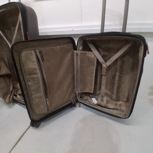 2PC RICARDO BEVERLY HILLS YOSEMITE HARDSIDE SPINNER LUGGAGE SET - 28"/21" - GREY image 6