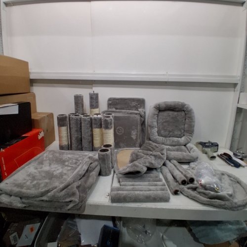 UNBRANDED MULTI LEVEL CAT TREE TOWER WITH SEATING AND SCATCHING POSTS - GREY image 2