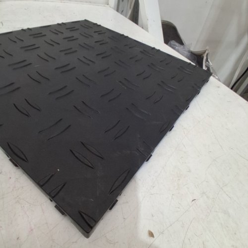 50PK INTERLOCKING GARAGE TILES, FLOOR PROTECTION, 12" X 12" - BLACK - (JQ-3050BK) image 5