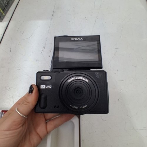 VIVITAR DIGITAL CAMERA WITH 8X DIGITAL ZOOM AND 3" LED DISPLAY - 4K HD - 20MP - BLACK (MODEL: VECXX99) image 4
