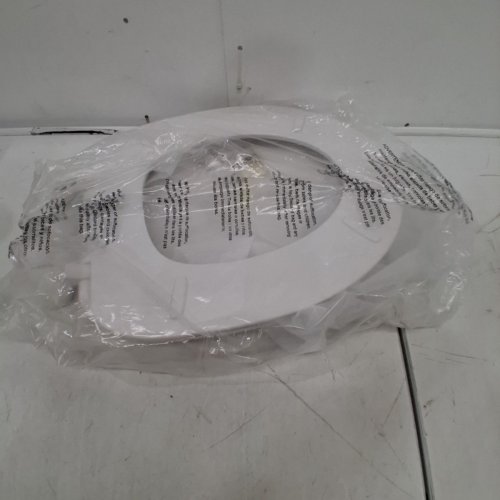 ROUND TOILET SEAT -15" - WHITE (MODEL: DSR-S-PLAIN/TAB) image 2