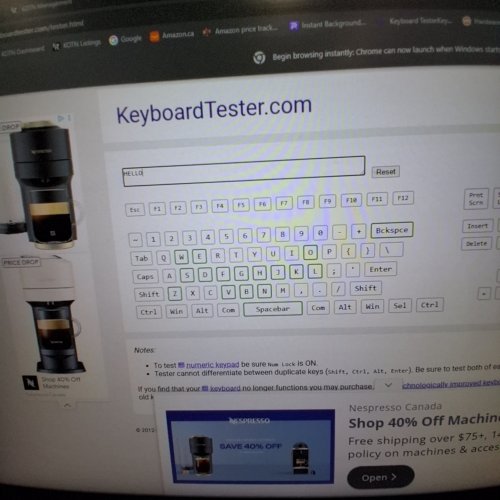 WIRELESS KEYBOARD WITH BUILT IN TOUCHPAD MOUSE - 2.4G - SILVER/BLACK image 3