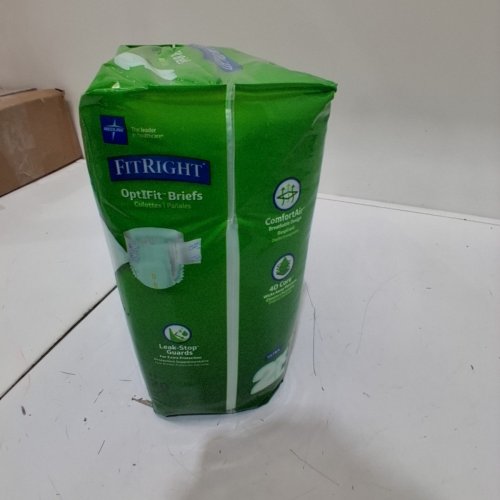 80PK MEDLINE FITRIGHT OPTIFIT BRIEFS - 2XL image 3