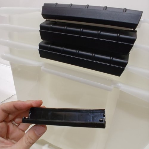 4PK IRIS USA CLEAR STACK & PULL STORAGE BOX - 40QT - CLEAR (MODEL: TB-36) image 3