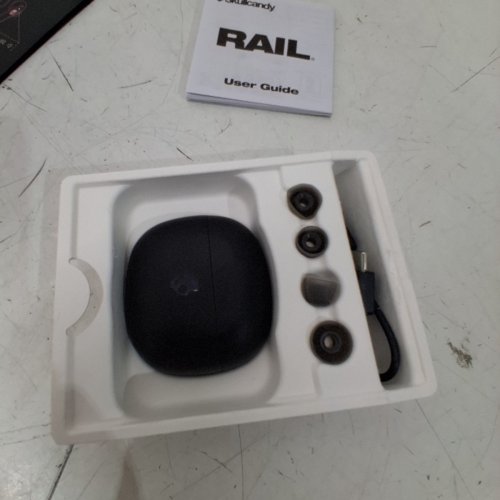 SKULLCANDY RAIL XT TRUE WIRELESS EARBUDS, BLUETOOTH - BLACK (MODEL:S2RLW) image 4