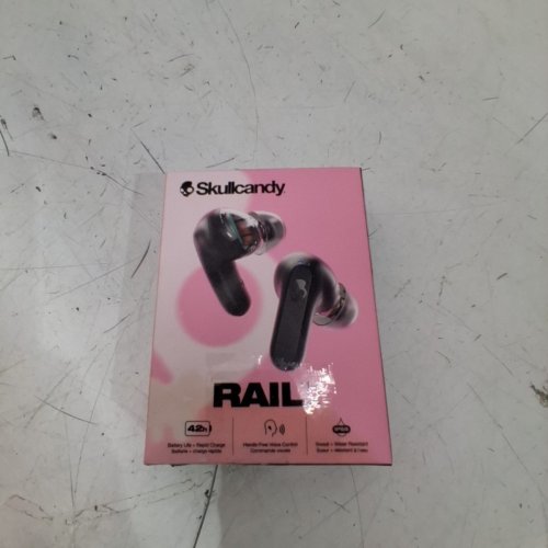 SKULLCANDY RAIL XT TRUE WIRELESS EARBUDS, BLUETOOTH - BLACK (MODEL:S2RLW) image 5