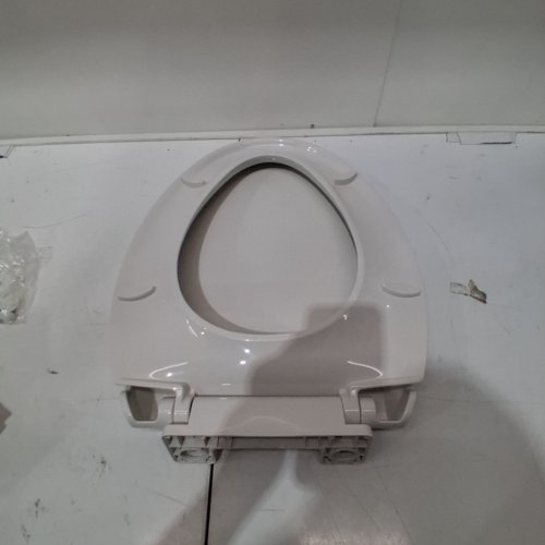 GARVEE ELONGATED TOILET SEAT QUICK RELEASE HINGES SLOW CLOSE - 17" - WHITE- (MODEL: 75YMQ) image 3
