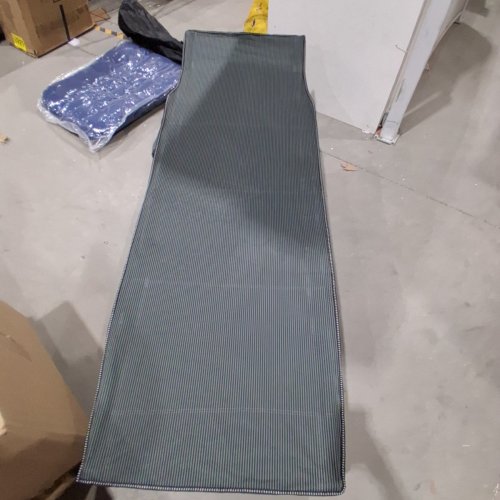 CAMPING COT WITH PADDED MATTRESS - 28" X 73" - BLUE/BLACK (MODEL: A043-002-001) image 4
