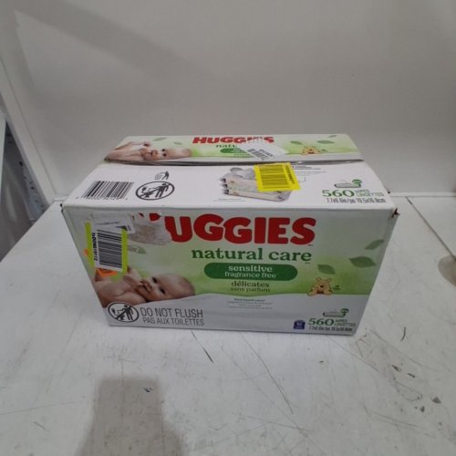 10PK HUGGIES NATURAL CARE MOIST BABY WIPES FOR SENSITIVE SKIN (560 WIPES TOTAL) image 3