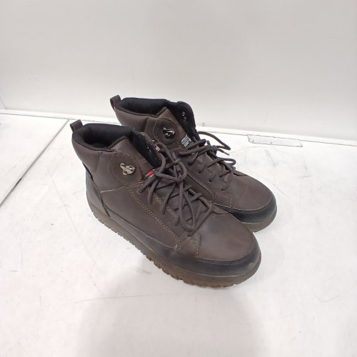 MENS OZARK TRAIL LACE-UP BOOTS - SIZE 10 - DARK BROWN image 2
