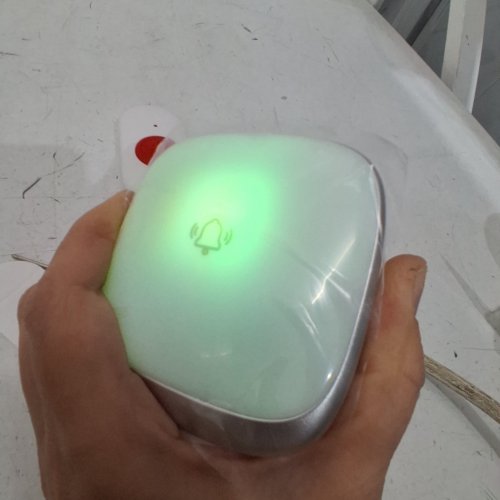 WIRELESS FALL ALERT PANIC BUTTON CAREGIVER PAGER - UP TO 500FT - WHITE image 2