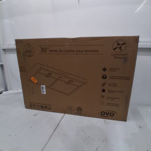 OVO UNDER CABINET RANGE HOOD VENT WITH 3-SPEED EXHAUST FAN - 700 CFM - 30" - SILVER (MODEL: OV-1003) image 6