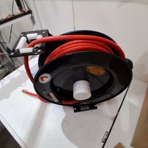 REELWORKS 3/8" SPRING DRIVEN HOSE REEL - 50FT - BLACK image 6
