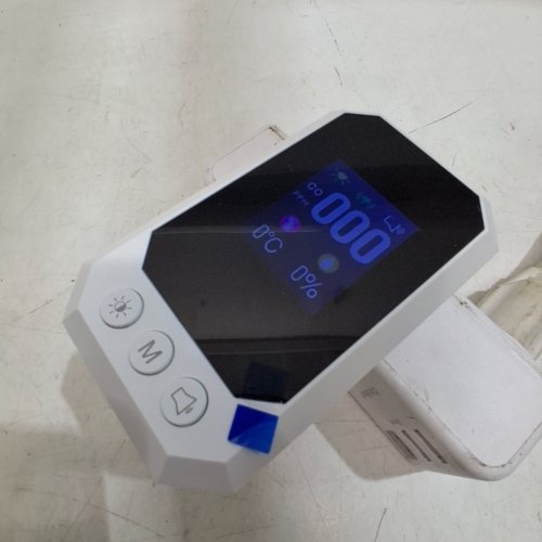 2PK CARBON MONOXIDE DETECTOR PLUG-IN WALL WITH LCD DISPLAY - BLACK/WHITE (MODEL: MY-S18) image 2