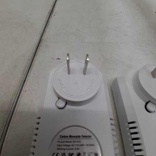 2PK CARBON MONOXIDE DETECTOR PLUG-IN WALL WITH LCD DISPLAY - BLACK/WHITE (MODEL: MY-S18) image 6
