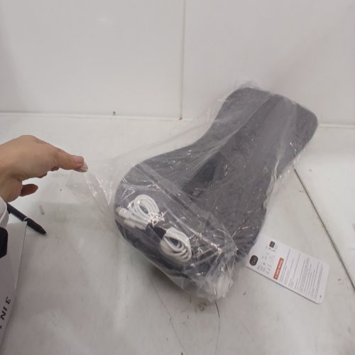 HUIEO 3-IN-1 TRIPLE FUSION BACK/NECK MASSAGER PILLOW WITH HEAT, VIBRATION & STRETCH - DARK GRAY image 3