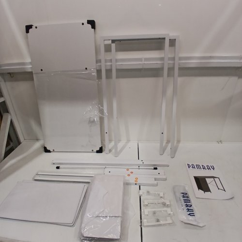 PAMRAY COMPUTER DESK WITH 4 DRAWERS - 32" - WHITE image 3