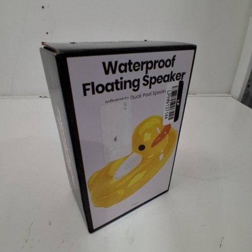 GEMS WATERPROOF FLOATING INFLATABLE SPEAKER - 7" - RUBBER DUCK image 2