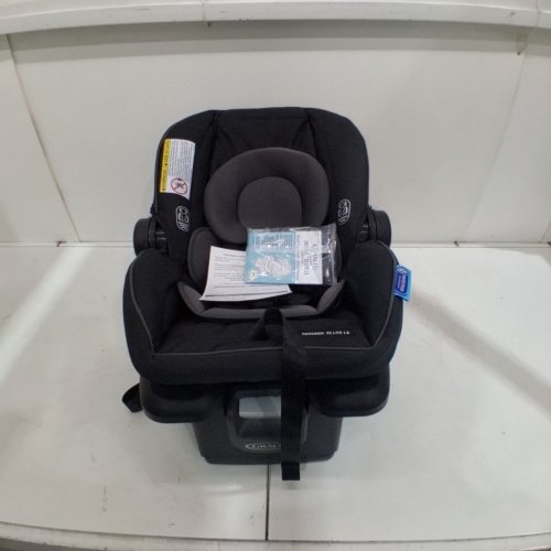 GRACO SNUGRIDE 35 LITE LX INFANT CAR SEAT - 4-35LBS CAPACITY - GOTHAM FASHION BLACK/GREY (MODEL: 2143034) image 3