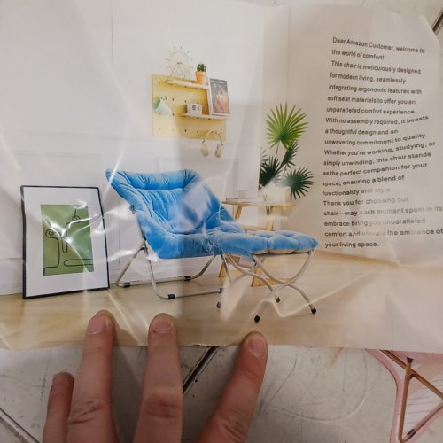 FOLDING LOUNGE CHAIR - BLACK image 7