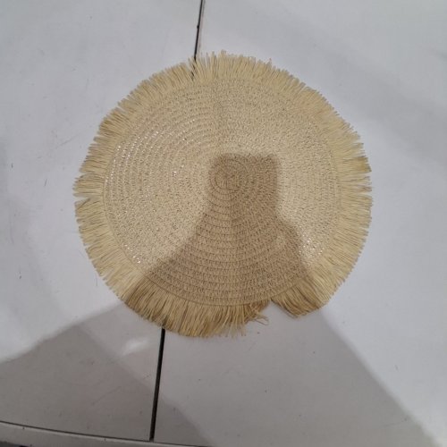 4PK WOVEN PLACEMATS - 15" - NATURAL BEIGE image 3