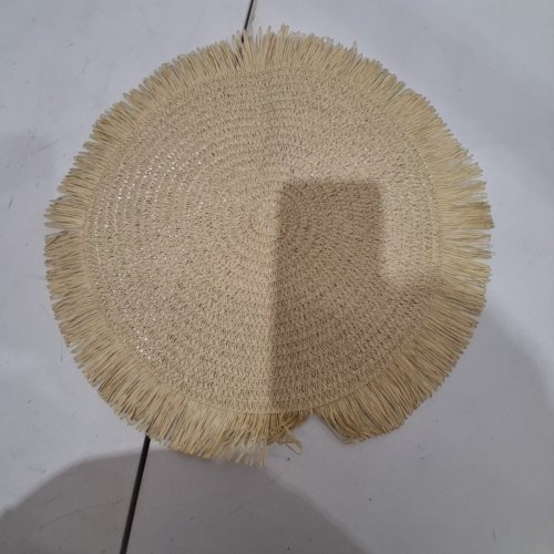 4PK WOVEN PLACEMATS - 15" - NATURAL BEIGE image 4