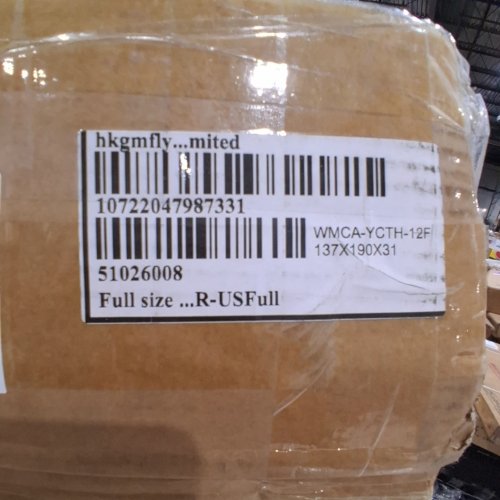 12" HYBRID MEMORY FOAM MATTRESS - FULL - GREY image 4