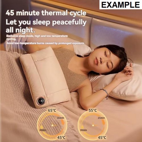 GRAPHENE ELECTRIC USB HEATED WARM HAND BAG - SMALL - GREY image 2
