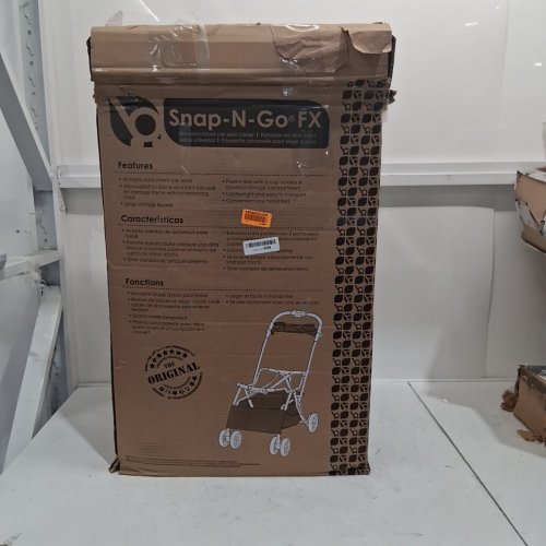 BABY TREND SNAP-N-GO FX UNIVERSAL INFANT CARSEAT CARRIER - 36.5" X 21.5" X 42" - BLACK (MODEL: SG40100) image 7