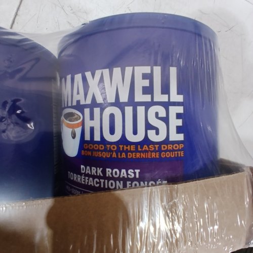 6PK MAXWELL COFFEE CANISTER - 864G EACH - DARK ROAST image 5