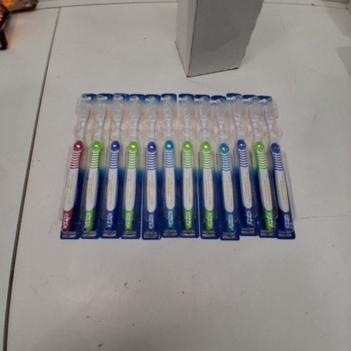 12 ASSORTED ORAL-B SENSITIVE TOOTHBRUSHES - ASSORTED COLORS image 2