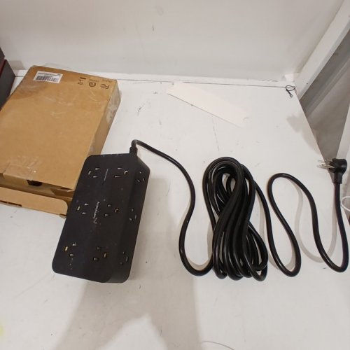 HARYCOTY POWER STRIP WITH USB C AND POWER SURGE PROTECTION - 8FT - BLACK image 4