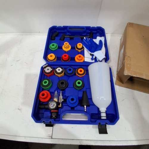23PC OMT MOTOR TECH OIL FUNNEL SET - 2.1L - BLUE image 2