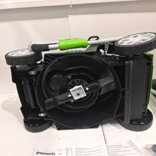 GREENWORKS 9-AMP 14" 2-IN-1 PUSH MOWER - GREEN/BLACK (MODEL: LMA123) image 2