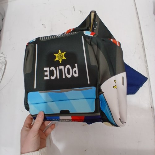 2PC POLICE CAR RIDE-ALONG COSTUME SET - 3T-4T - BLUE / BLACK (STYLE:WM28064683-525) image 3