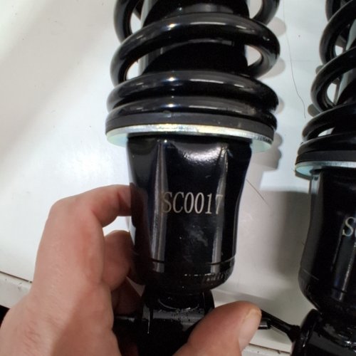 2PC COILOVER SHOCK ABSORBERS FOR VARIOUS CHEVROLET SILVERADO AND GMC SIERRA MODELS - BLACK (MODEL: SC0017) image 2
