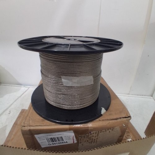 RAYCHEM NICKEL PLATED CABLE BRAID, COPPER, 93 % BRAID COVERAGE STAINLESS STEEL WIRE ROPE - 100M (ITEM: RAY-103-3.0(100)) image 3