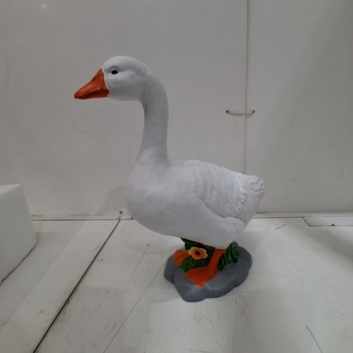 JOYFUL PORCH GOOSE STATUE INDOOR/OUTDOOR - 20" - WHITE image 2