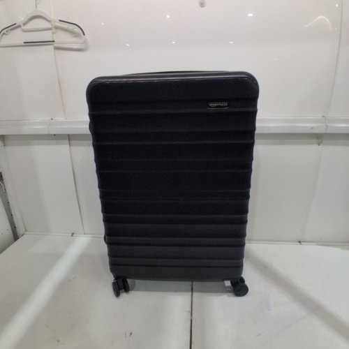 2PC AMAZONBASICS HARDSIDE SPINNER LUGGAGE - 20", 28" BLACK image 8